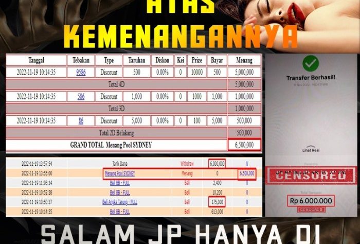 CHUTOGEL - Cara Mengatur Anggaran untuk Bermain Sydney Pools